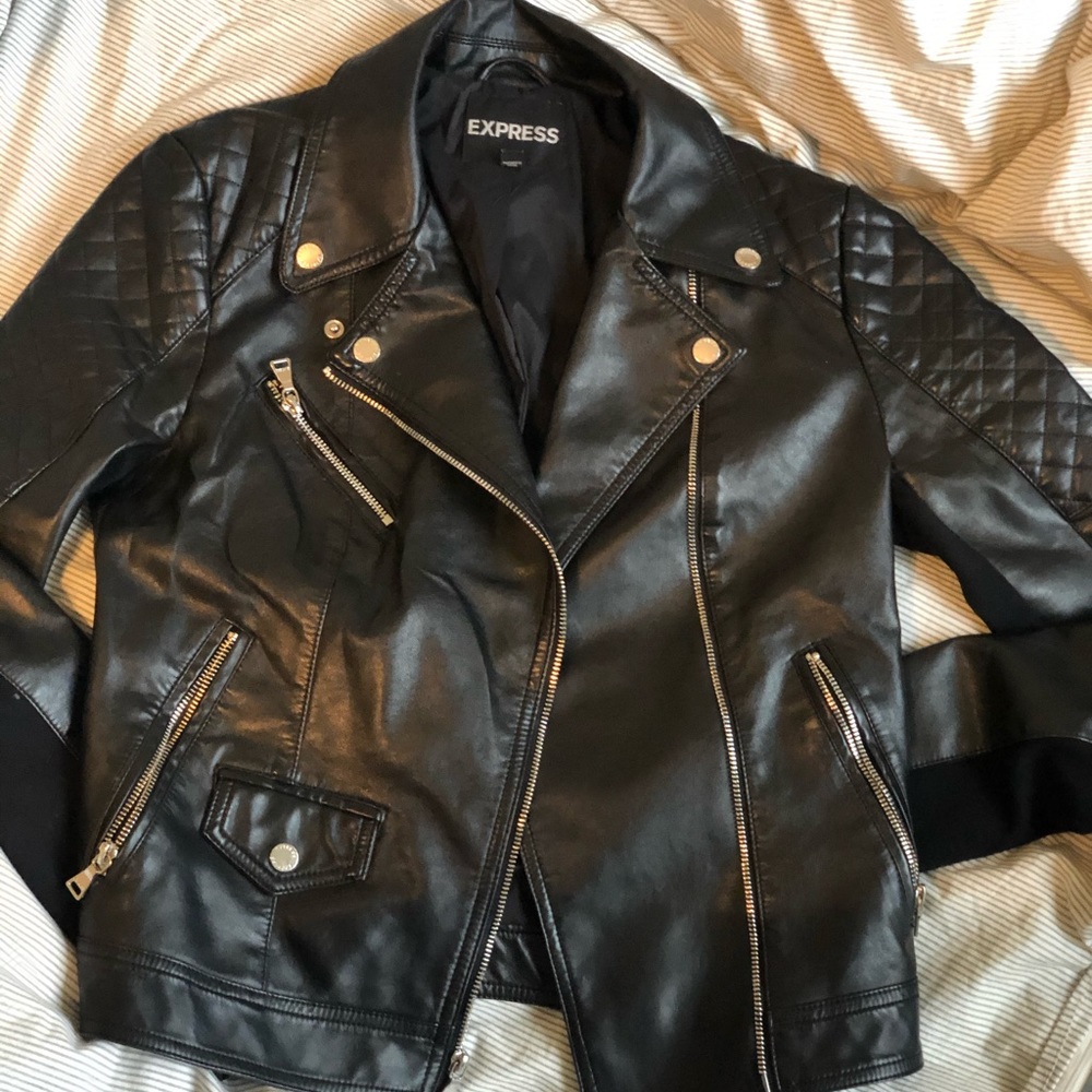 Express Leather Jacket - Picture 3 of 8
